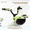 Kidsmate Star Ride 20T Kids Bicycle with Training Wheels | Cycle for Kids Featuring Front Basket, Adjustable Seat & Strong Steel Frame | Perfect First Ride Kids Cycle for 7-10 Years - Neon Green - Image 5
